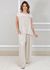 Conjunto Gabriela Linho Italiano Bege
