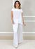 Conjunto Gabriela Linho Italiano Branco 