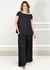 Conjunto Gabriela Linho Italiano Preto