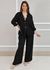 Conjunto Nayara Linho Italiano Preto