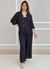 Conjunto Nayara Linho Italiano Azul Marinho