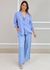 Conjunto Nayara Linho Italiano Azul Hortência