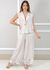 Conjunto Yasmin Linho Italiano Bege