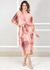 Vestido Mia Seda Italiana Rosa 