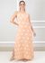 Vestido Amanda Linho Italiano Pêssego