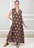Vestido Laura Linho Italiano Marrom