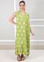 Vestido Laura Linho Italiano Verde Pistache 