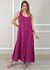 Vestido Emília Linho Italiano Uva