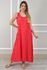 Vestido Emília Linho Italiano Vermelho