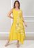 Vestido Luciana Linho Italiano Amarelo