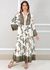 Vestido Fabiana Viscose Italiana Verde Militar
