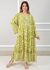 Vestido Moana Viscose Italiana Verde Pistache 