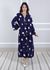 Vestido Bianca Viscose Italiana Marinho