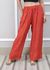 Calça Zara Linho Italiano Terracota
