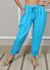 CALÇA CLÁSSICA AZUL TURQUESA