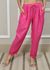 Calça Clássica Linho Italiano Pink