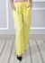 Calça Jane Linho Italiano Amarelo