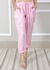 Calça Clássica Linho Italiano Rosa Bebe