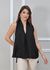 Regata Jessica Linho Italiano Preto