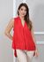 Regata Jessica Linho Italiano Vermelho