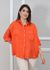 Camisa Carol Linho Italiano Laranja
