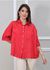Camisa Carol Linho Italiano Vermelho 