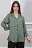 Camisa Loraine Linho Italiano Verde Militar