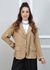 Blazer Daniele Linho Italiano Caramelo