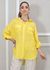 Camisa Clássica Linho Italiano Amarelo 