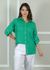 Camisa Clássica Linho Italiano Verde Bandeira
