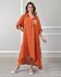 Chemise Melanie Linho Italiano Terracota