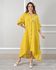 Chemise Melanie Linho Italiano Mostarda 