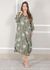 Chemise Agnes Linho Italiano Verde Militar