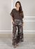 Conjunto Eva Linho Italiano Marrom