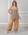 Conjunto Cora Linho Italiano Caramelo