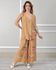 Conjunto Marisol Linho Italiano Caramelo