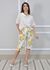 Conjunto Julia Linho Italiano Coleção Positano Creme