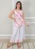 Conjunto Matilde Linho Italiano Branco/Rosa