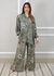 Conjunto Angela Linho Italiano Verde Militar