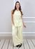 Conjunto Marina Linho Italiano Amarelo