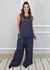 Conjunto Marina Linho Italiano Azul Marinho