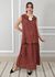 Conjunto Solange Linho Italiano Marrom