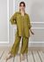 Conjunto Antonia Linho Italiano Verde Pistache 