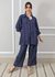 Conjunto Antonia Linho Italiano Azul Marinho