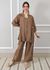 Conjunto Antonia Linho Italiano Caramelo