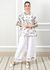 Conjunto Carla Linho Italiano Branco 