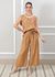 Conjunto Rebeca Linho Italiano Caramelo