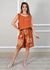 Conjunto Livia Linho Italiano Terracota