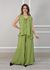 Conjunto Manuela Linho Italiano Verde Pistache 