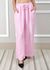 Calça Heloisa Linho Italiano Rosa Bebe